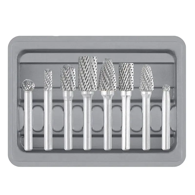 AT19-1 Set Carbide Burr Set Rotary File Rasp For Metal Wood Weld Concrete Stone Grinding