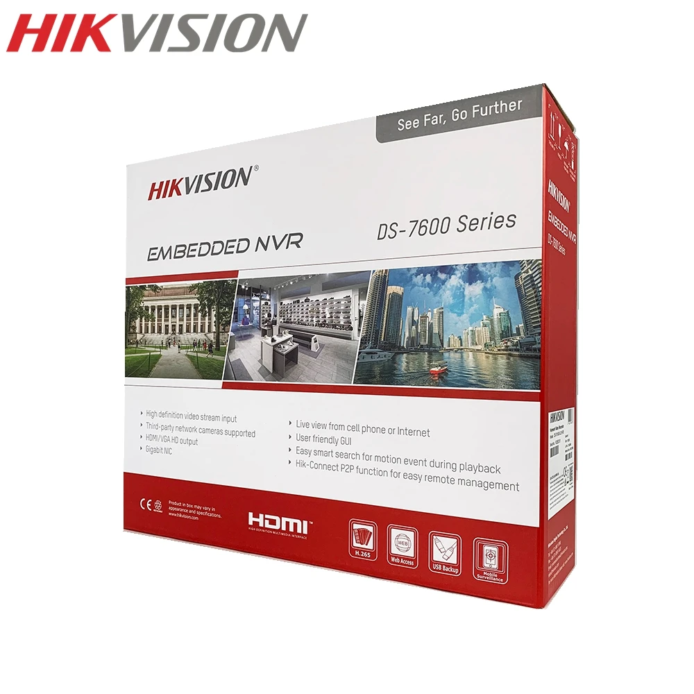 HIKVISION DS-7616NXI-I2/16P/S  Overseas Version Plug & Play 4K NVR With 16 PoE Ports Support 12MP  Hik-Connect Wholesale