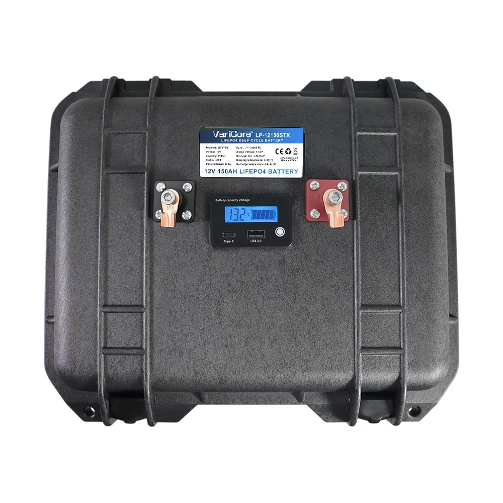 VariCore 12,8 В 150 Ач LiFePO4 аккумулятор 12 В 4s Многофункциональный портативный чемодан аккумуляторы для тележки для гольфа лагерь дорожная автомобильная зажигалка