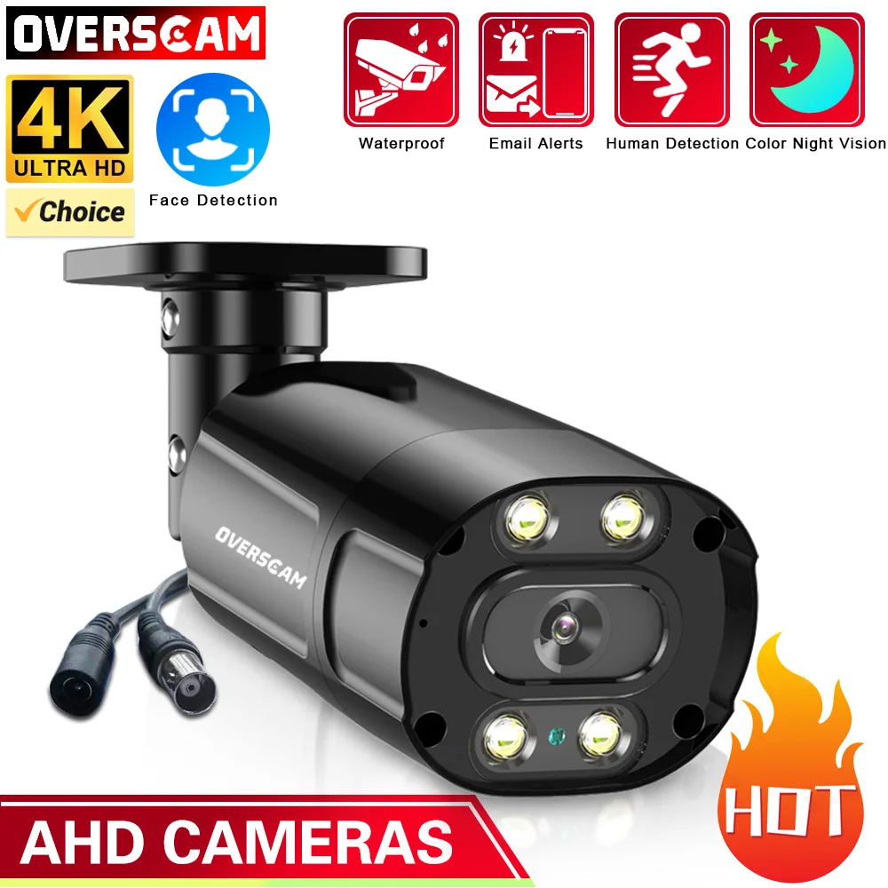 intemperies outdoor video surveillance camera home security bullet cctv bnc camera hd tvi ahd cvi cvbs hd cor visao noturna em 8mp 01