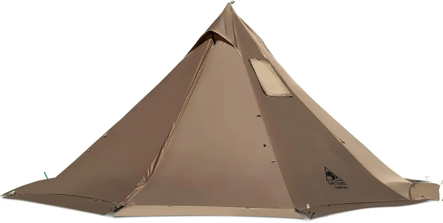 

Camping, Hiking, Bushcraft, Ultralight 4 Season Tipi Tent, Stove Jack, Snow Skirt & Detachable Floor