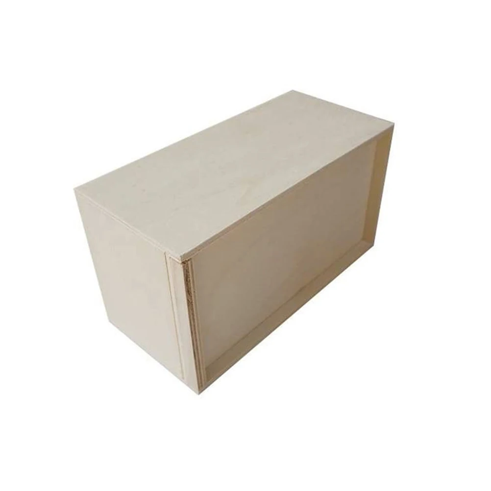 3 SZT. DIY Niedokończone Drewniane Pudełko na Chusteczki DIY Kolorowe Gładkie Pudełko na Chusteczki Powierzchnia Rękodzieło dla Dzieci Ręcznie Robione Materiały do Szycia