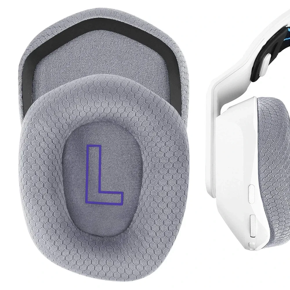 Almohadillas de repuesto de tela de malla para auriculares Logitech G733 G 733, 1 par