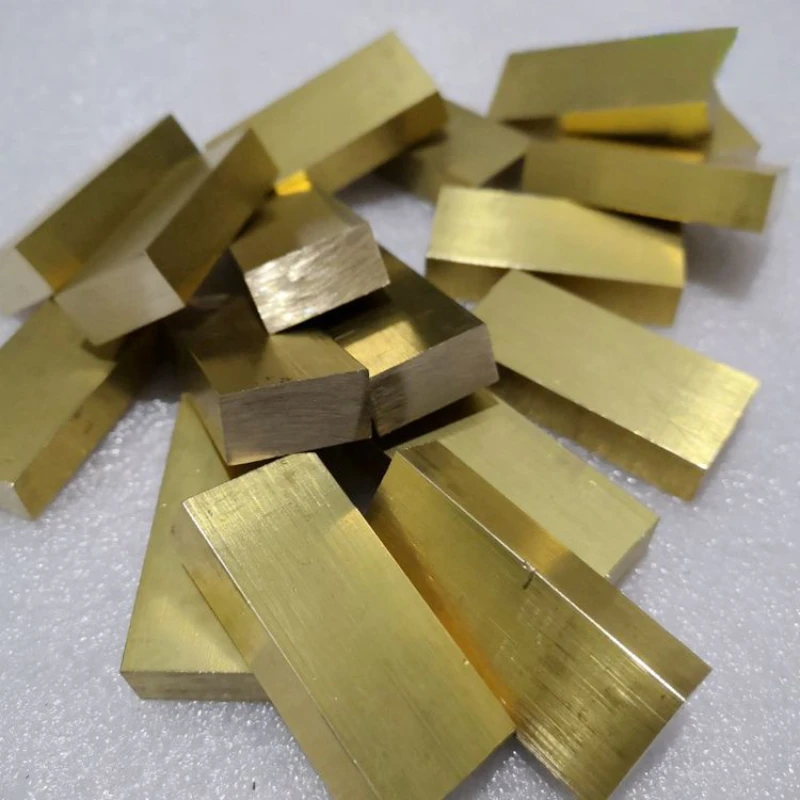 Thickness3/4/5/6mm width10/15/20/25/30mm comprimento 200/500mm h59 retângulo amarelo cobre bronze placa barra sólida latão haste fileira