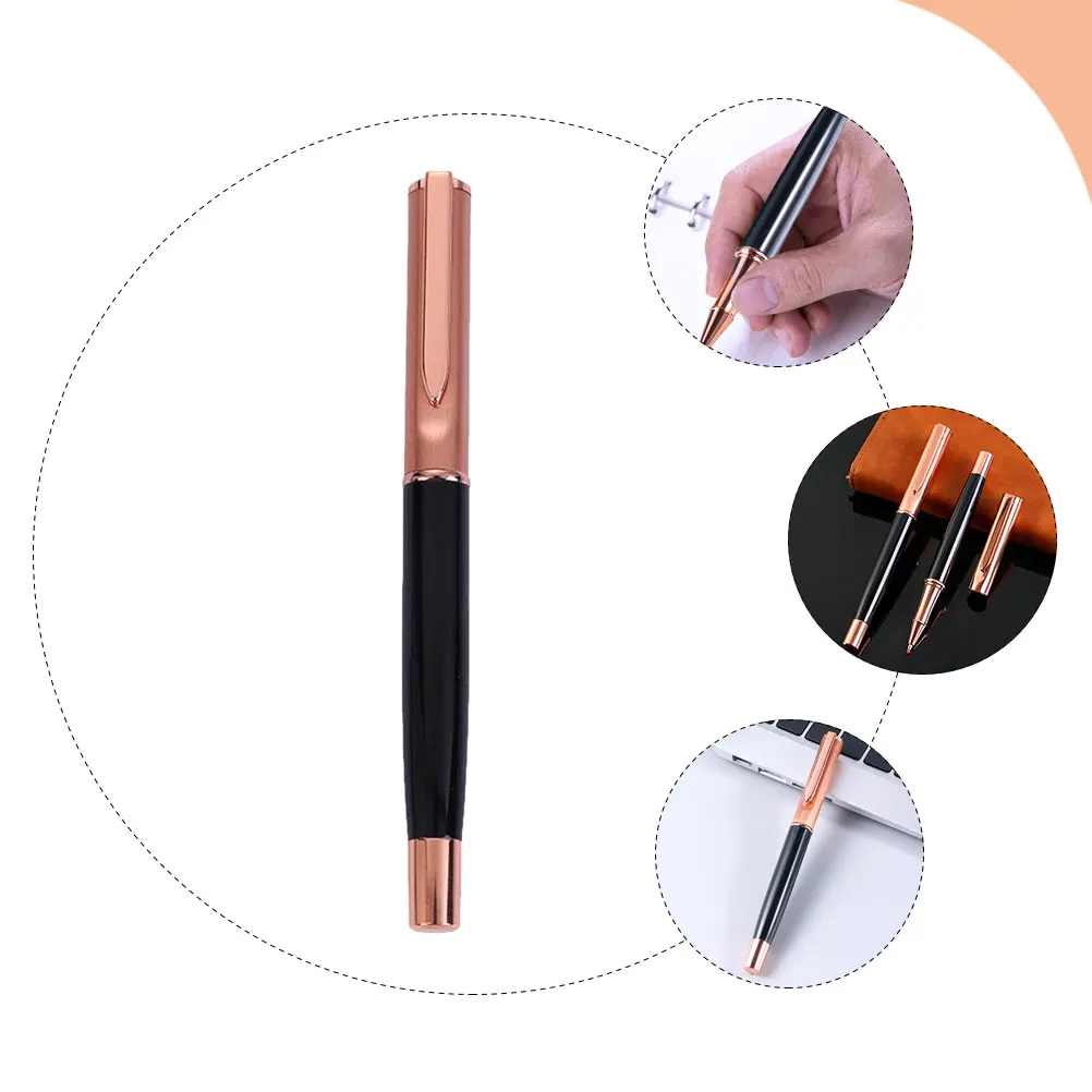 

Metal Gel Pen Pencil Sets Pens Men's Luxury Blue Office Gifts Medium Point Sign Signing Premium Ballpoint