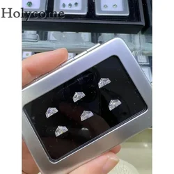 Holycome Mezza Luna di Piccole Dimensioni Taglio Brillante D Colore VVS1 Sciolto Moissanite Pietra Diamante Test Positivo All'ingrosso Perline FAI DA TE Fascino