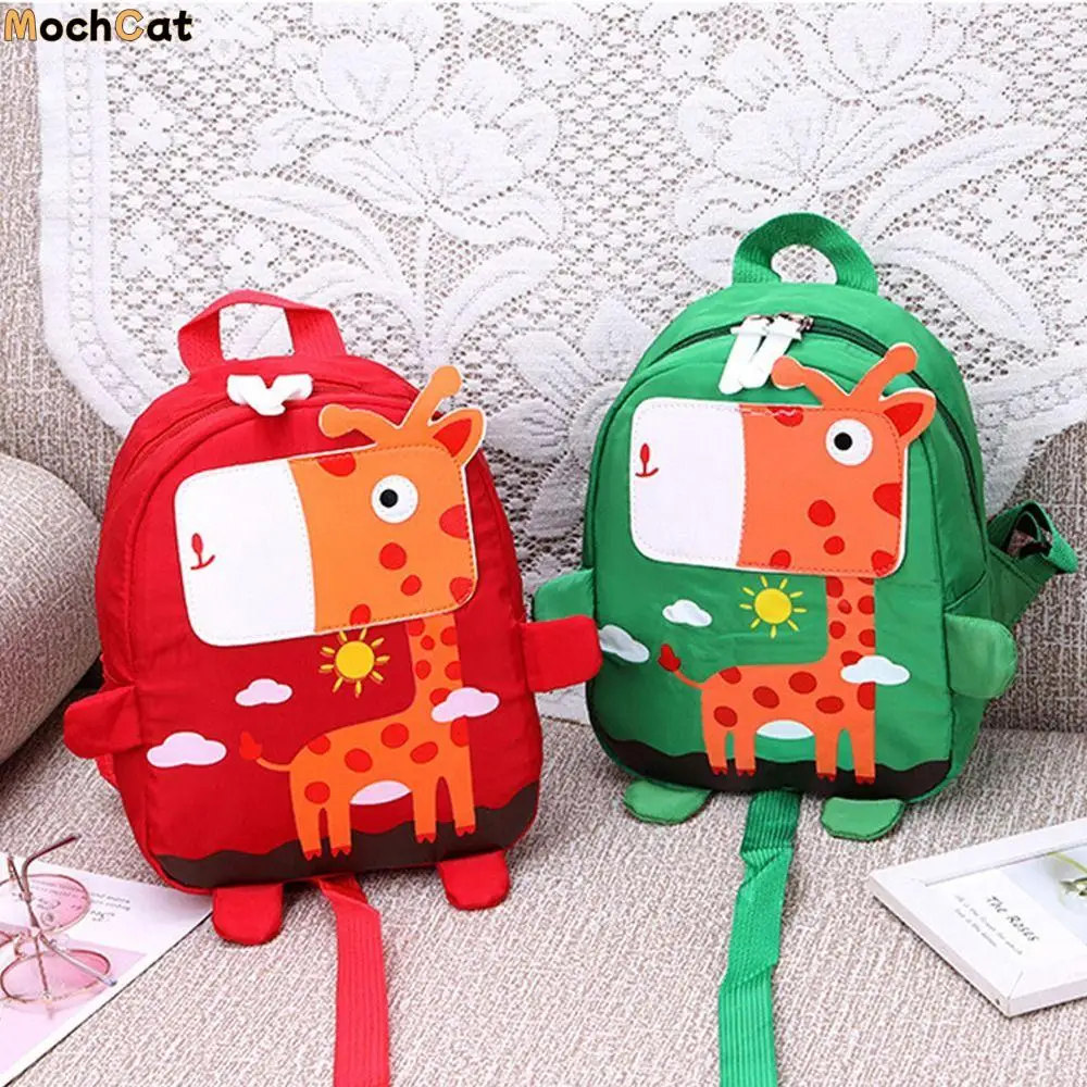 Cartoon Outdoor Nylon Adjustable Harness Safety Baby Backpack Kids Animal Backpack Children School Bag Anti-Lost Backpack