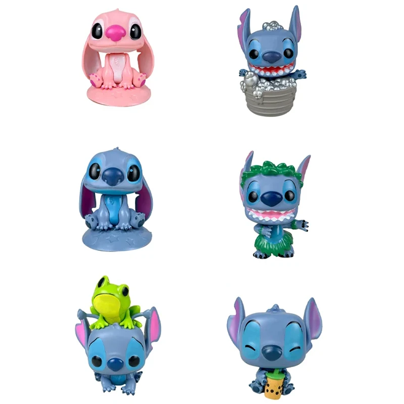 قطعتان من غرزة Funko Pop الصيفية # 986 ليلو وستيتش # 1222 # 1223 Scrump لطيف عمل الشكل جمع الفينيل PVC دمية لعبة هدية للأطفال