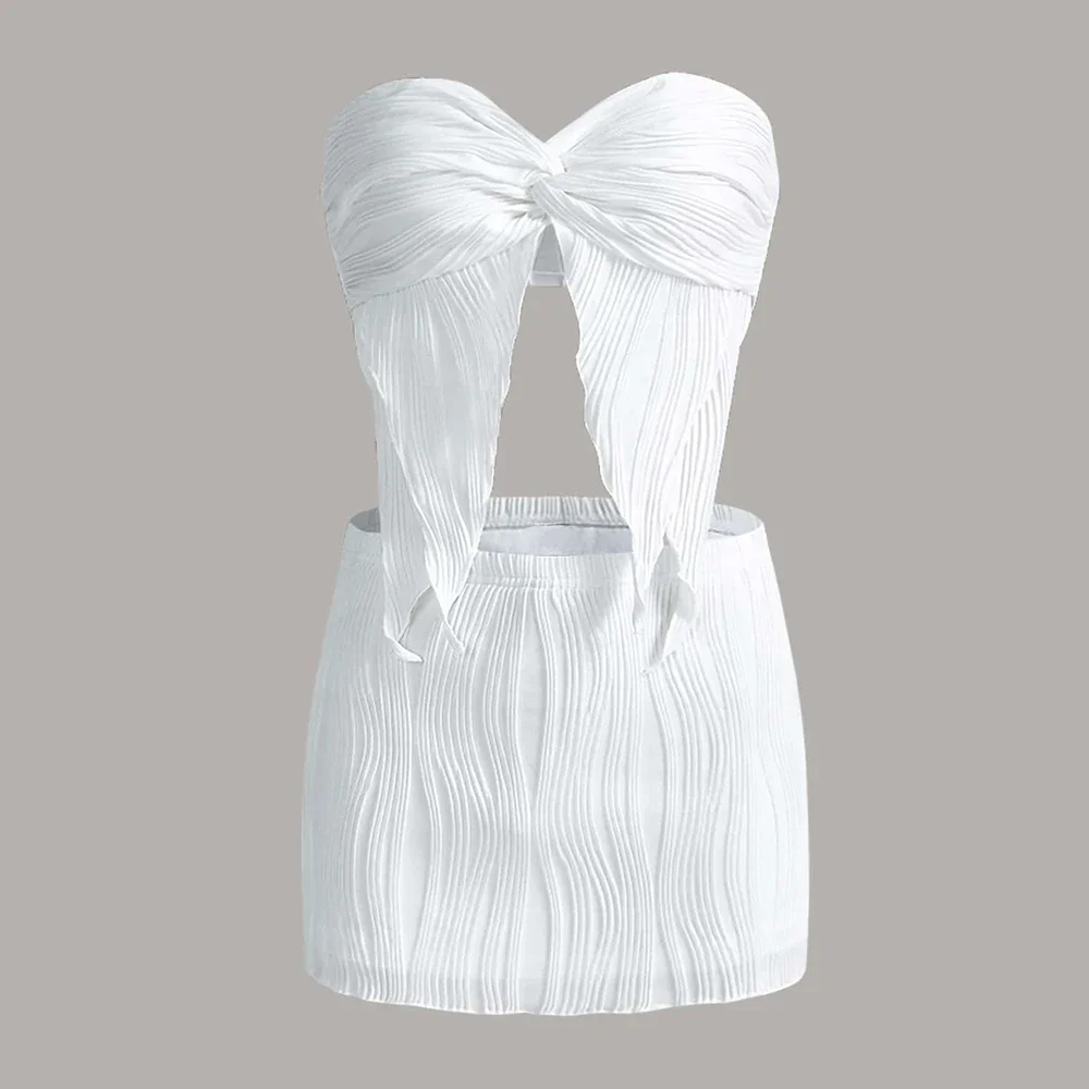 

Комплекты CPSYM, весна-лето, элегантные, милые, простые, с бантом, с открытыми плечами, с вырезом в форме сердца, с естественной талией, мини-наборы для свиданий для женщин