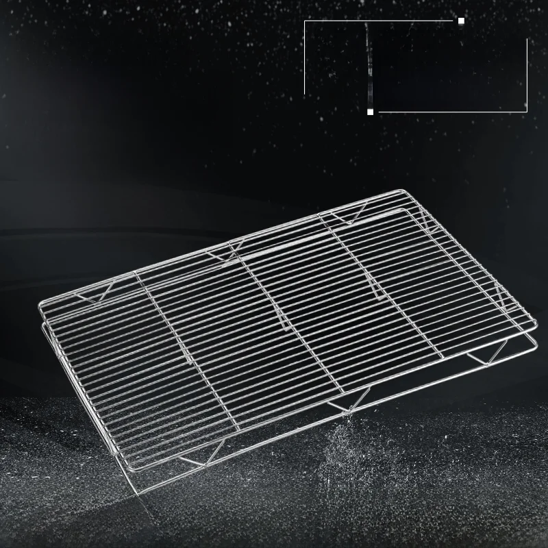 

Double Layer Stainl Steel Pork Ra Baking Cake Cooling Stand Display Ra Drainage Me Kitchen Countertop Storage elf