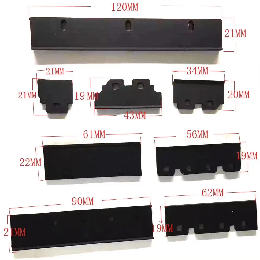 Imagem -04 - Jucaili-impressora Plotter Limpador de Borracha para Epson Xp600 Dx5 Dx7 5113 Lâmina de Cabeça de Impressão Mutoh Roland Mimaki Limpador de Limpeza