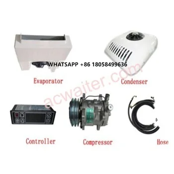 

1500W A/C Auto Parts Bus Air Conditioning System 12V/24V Cooler DY5H11 Compressor R134A Refrigerant Transport Refrigeration Unit