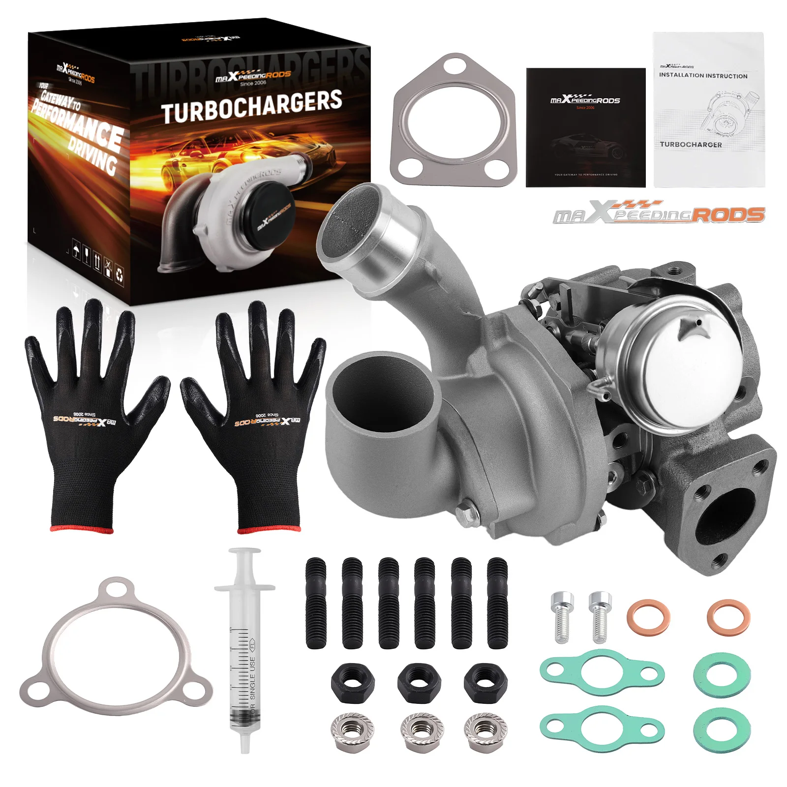 Turbocompressore motore per Hyundai H-1 i800 2.5 D4CB 282004A480 2007- 53039880127 53039880145 53039700145