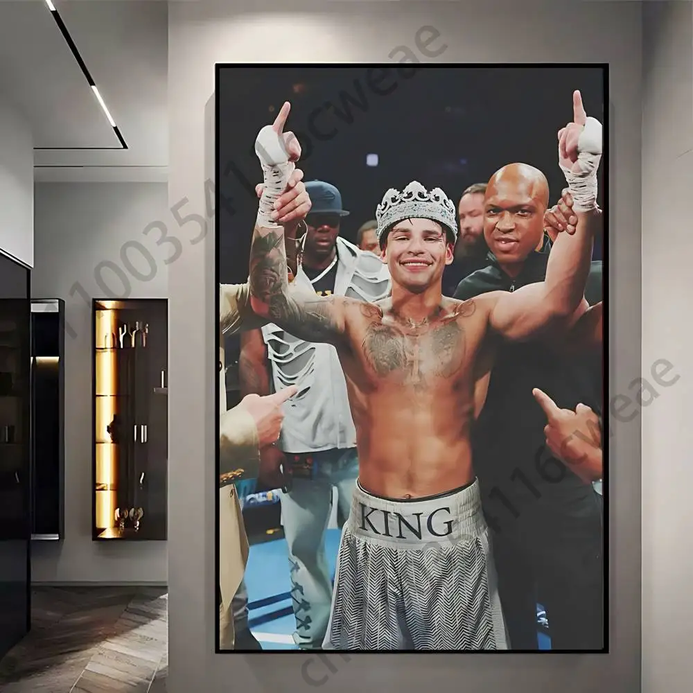 R-Ryan Garcia Poster Self-adhesive Art Waterproof Paper Sticker Coffee House Bar Room Wall Decor