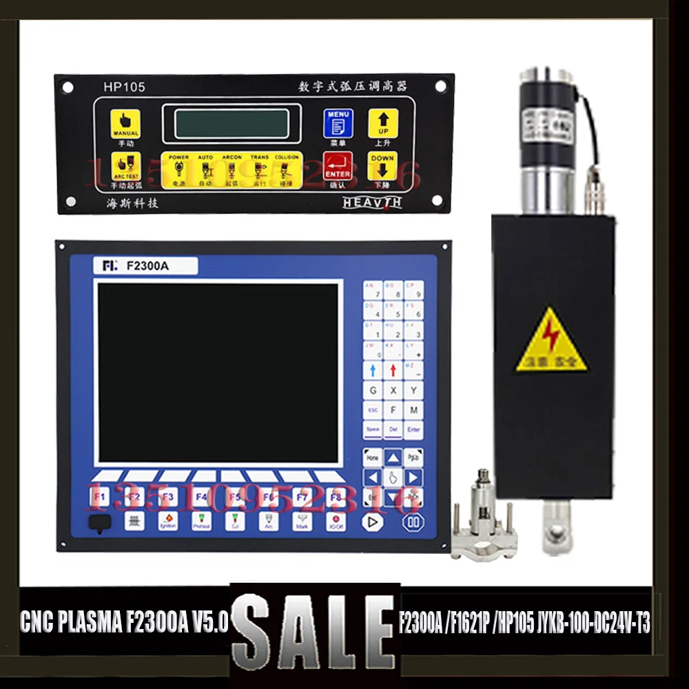 

New F2300a Thc Plasma Cnc Controller Kit F2300a 2 Axis/f1621/ Hp105/jykb-100-dc24v/t3 For Plasma Cutting Machine