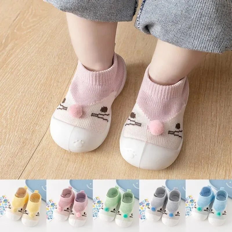 Baby Toddler Shoes Spring and Autumn Models 1-3 Years Old Soft Bottom Baby Toddler Shoes