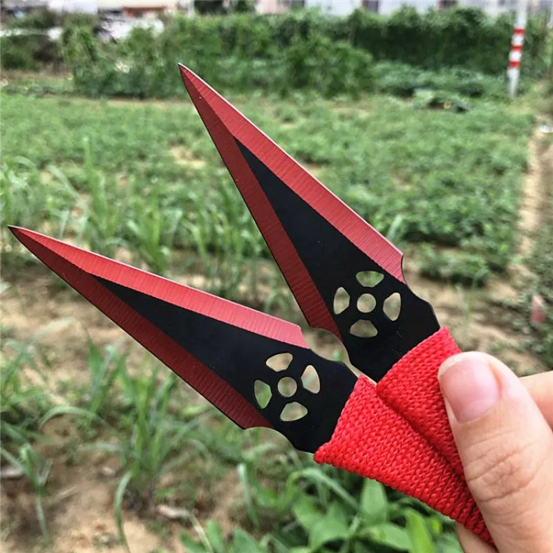 6PCS a Set No Cutting Edge Training Knife Butterfly CSGO Trainer Stainless Steel Pocket Pri Practice Knife Sport Cosplay Tool