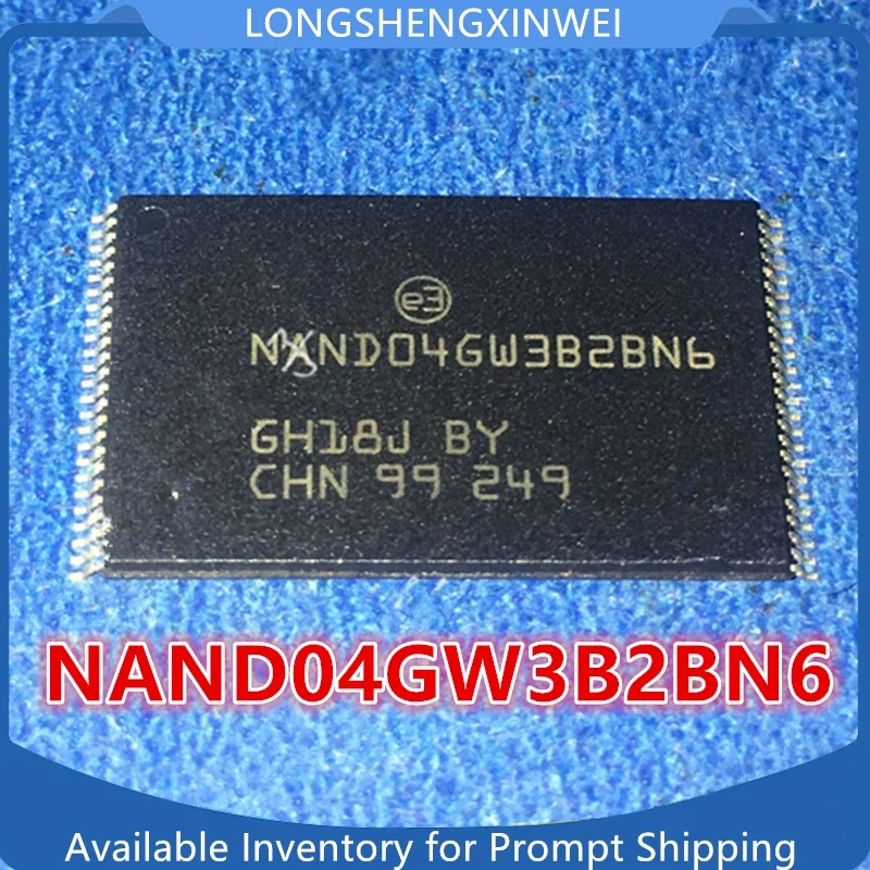 1 PCS NAND04GW3B2BN6 TSSOP48 NOVO chip de memória IC 4 Gb programável em estoque