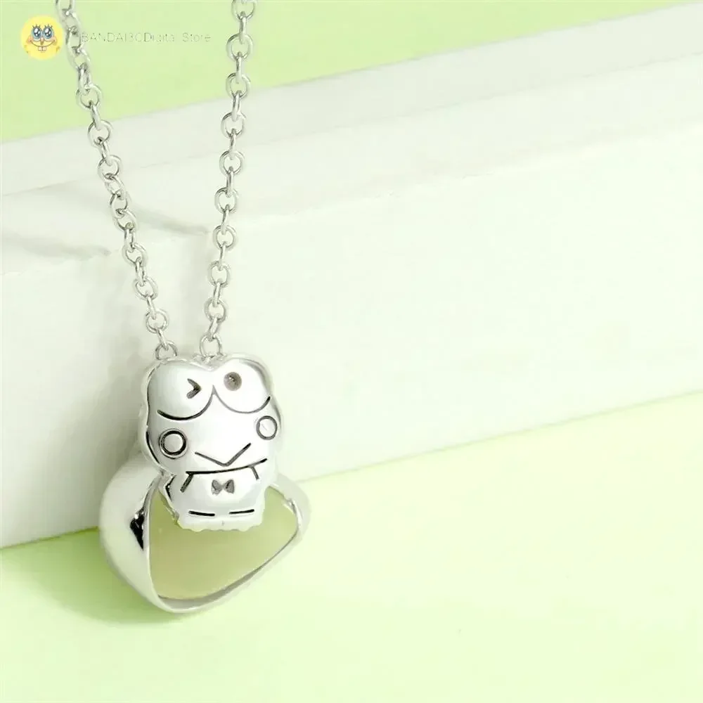 

Anime Accessories Fantasy Paradise Keroppi Leaf Gemstone 925 Sterling Silver Chain