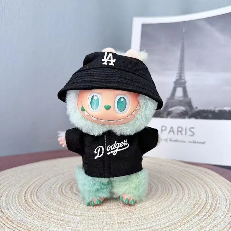 

Labubu Doll Clothes 15/17cm Labubu Clothes Sitting Party Baseball Clothes Children'S Diy Doll Accessories Gift