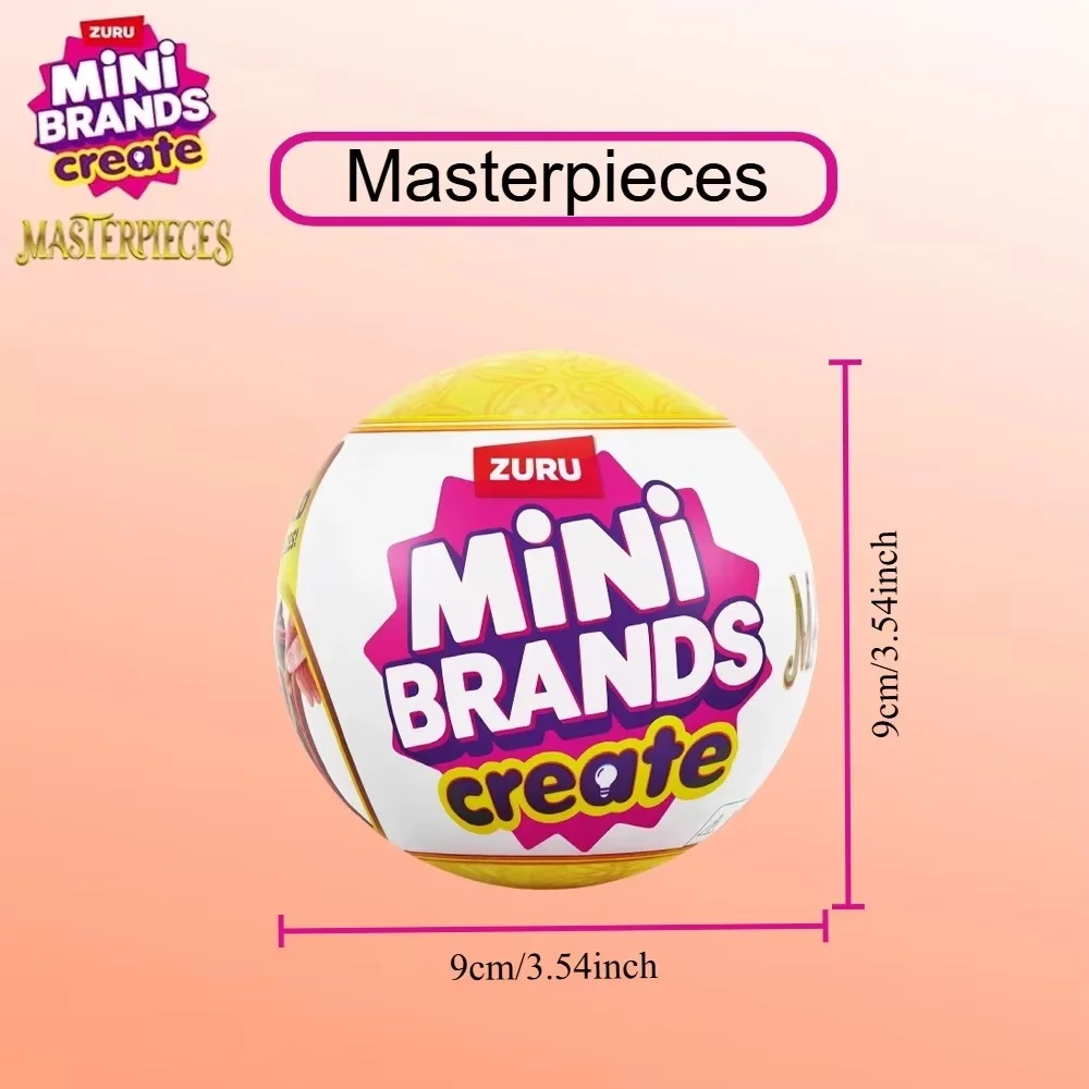 Zuru Mini Brands Create Masterpieces Series 5 Surprise Minis Blind Balls Miniature Famous Painting Collectible Toy Mini Ornament - view 4