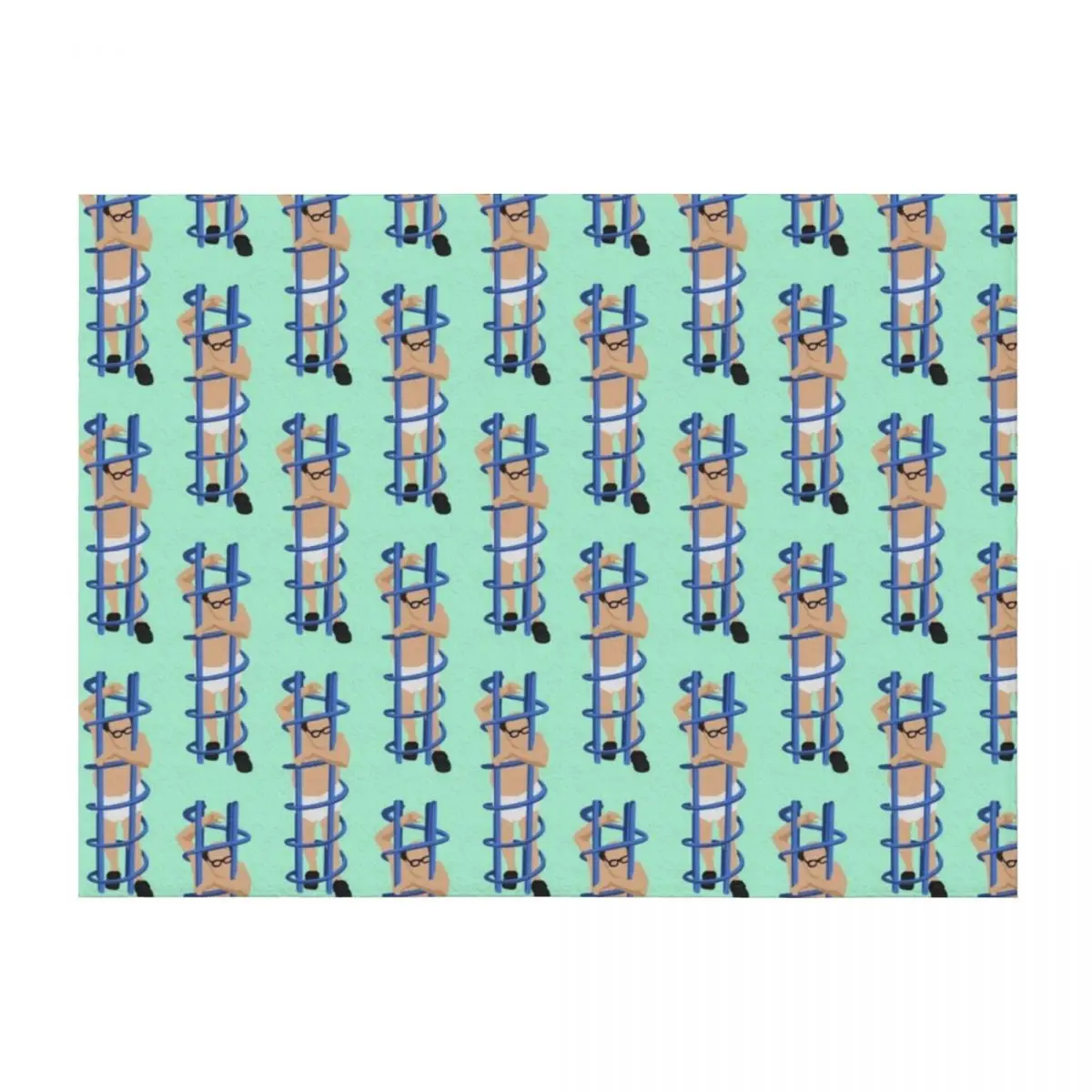 

Trapped Throw Blanket Plaid on the sofa halloween Bed linens Nap Blankets