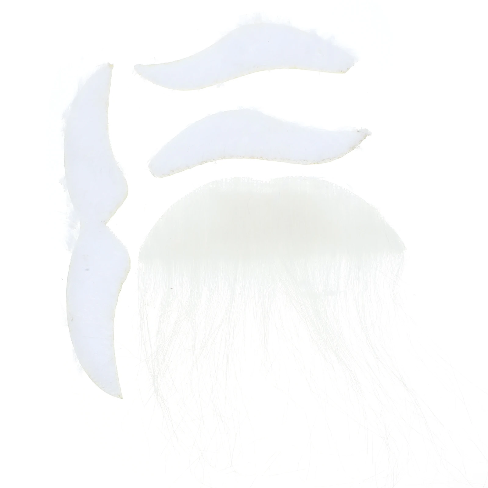 

Fake Beard Costume Prop Lightweight Comfortable Wear Cloth Material Halloween Party Performance Decor Accessories
