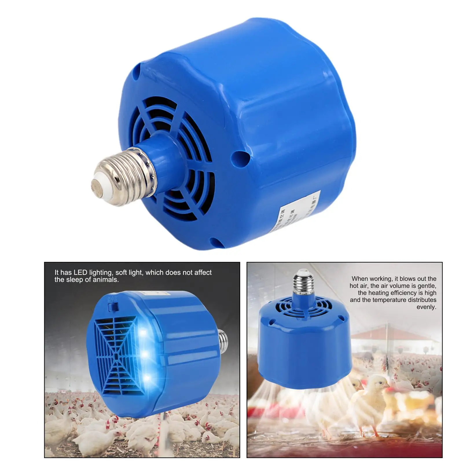 

Winter Animal Warm Lights Piglet Duck Lamps Heater Thermostat