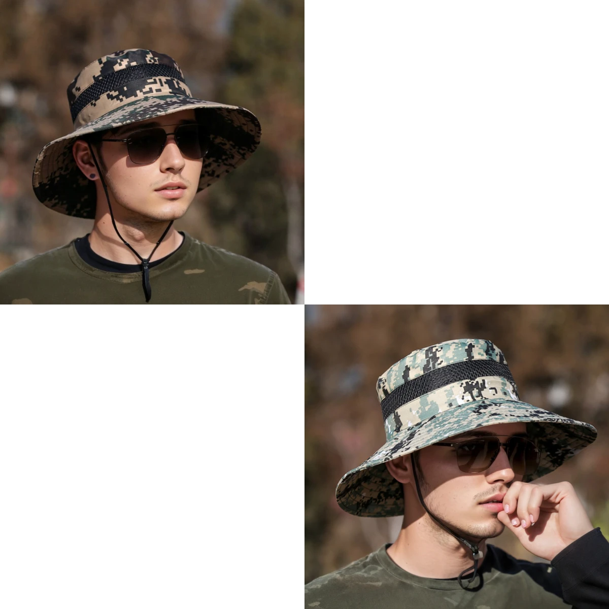 

Man's Big Brimmed Hat Outdoor Sun Protection Hiking Fishing Summer Sunshae Hat Comfortable Cold and Breathable Fisherman's Hat