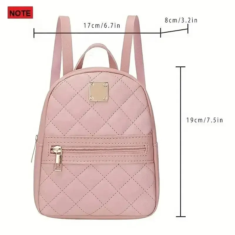 Fashion Backpack Women Designer PU Leather Small Girl Backpack Bag Leisure Women Shoulder Bag Mini School Backpack Travel Bag