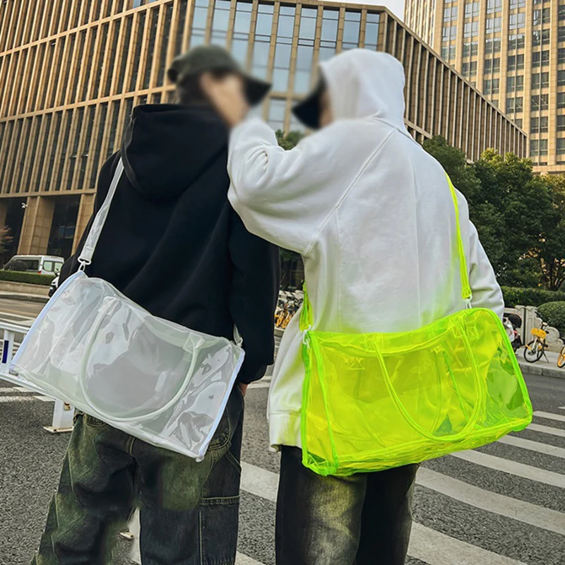 

Прозрачная дорожная спортивная сумка из ПВХ, водонепроницаемая сумка-тоут для спортзала, йоги, уличная сумка для кемпинга, пешего туризма, пляжа, плавания, большая сумка для стирки