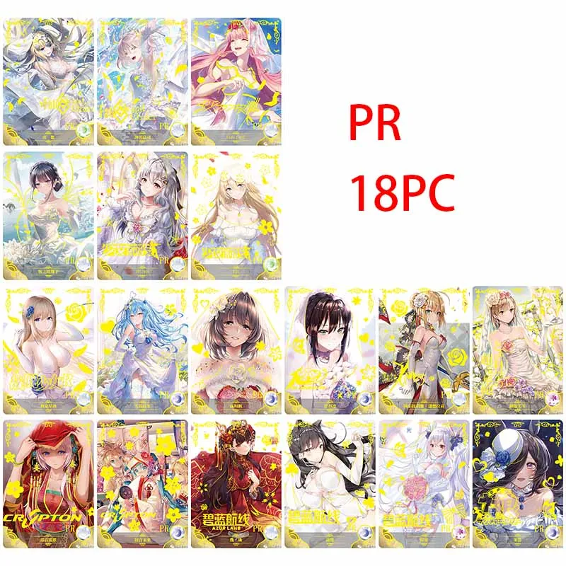 Anime Goddess Story 10M1 MR PR NTR SSR SR Hot Stamping Flash Card Boy Game Toy Collectible Card Christmas Birthday Present