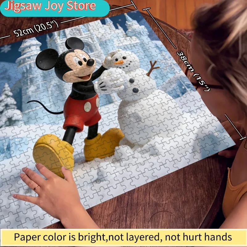 ปริศนา 2D แบบแบน ดิสนีย์ สติทช์ และมิกกี้เมาส์ เหมาะสำหรับผู้ใหญ่ - ปริศนาท้าทายความคิด พร้อมตัวละครชื่อดัง หมายเลข