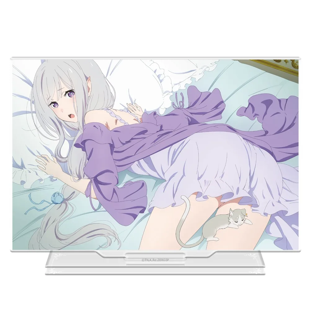 Anime Zero Starting Life in Another World Acrylic Stand figure Stand Plate Cosplay Prop Decor Cartoons present Firend Gifts