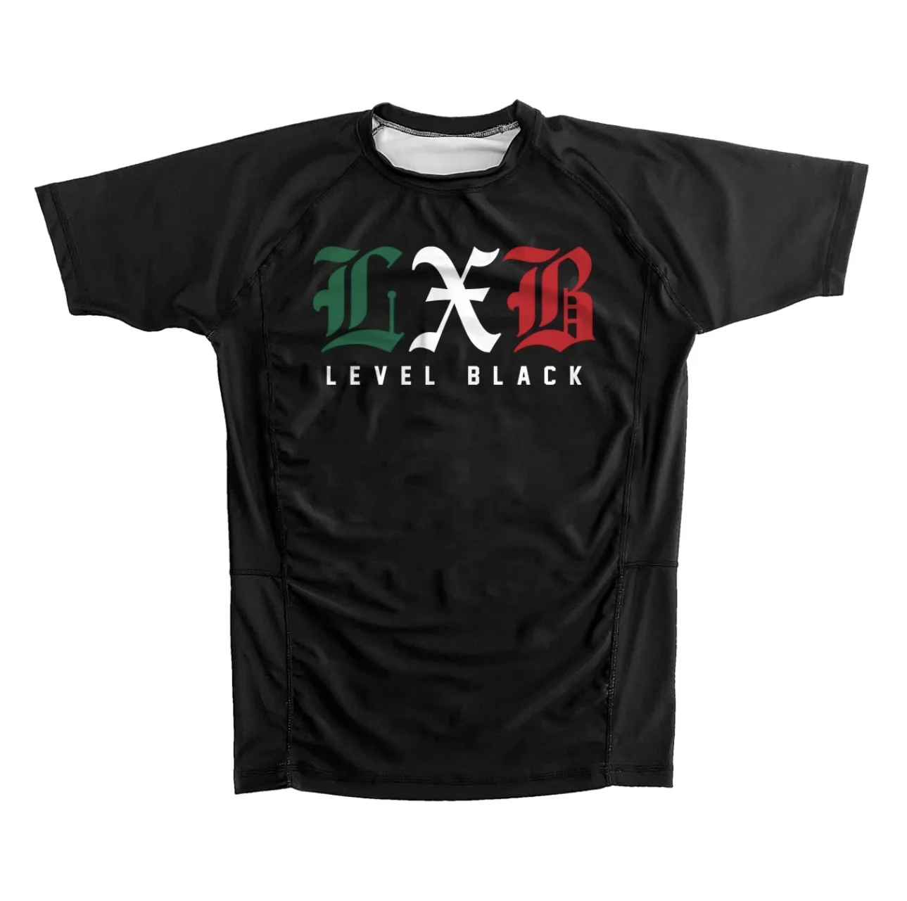 V1 lxb ajj v2 schwarzer Haut ausschlags chutz Levelx black Jersey T-Shirt Schnellt rockn ender Anzug Fitness-T-Shirt Rang v2 Haut ausschlags chutz Nivel Negro Raash Guard