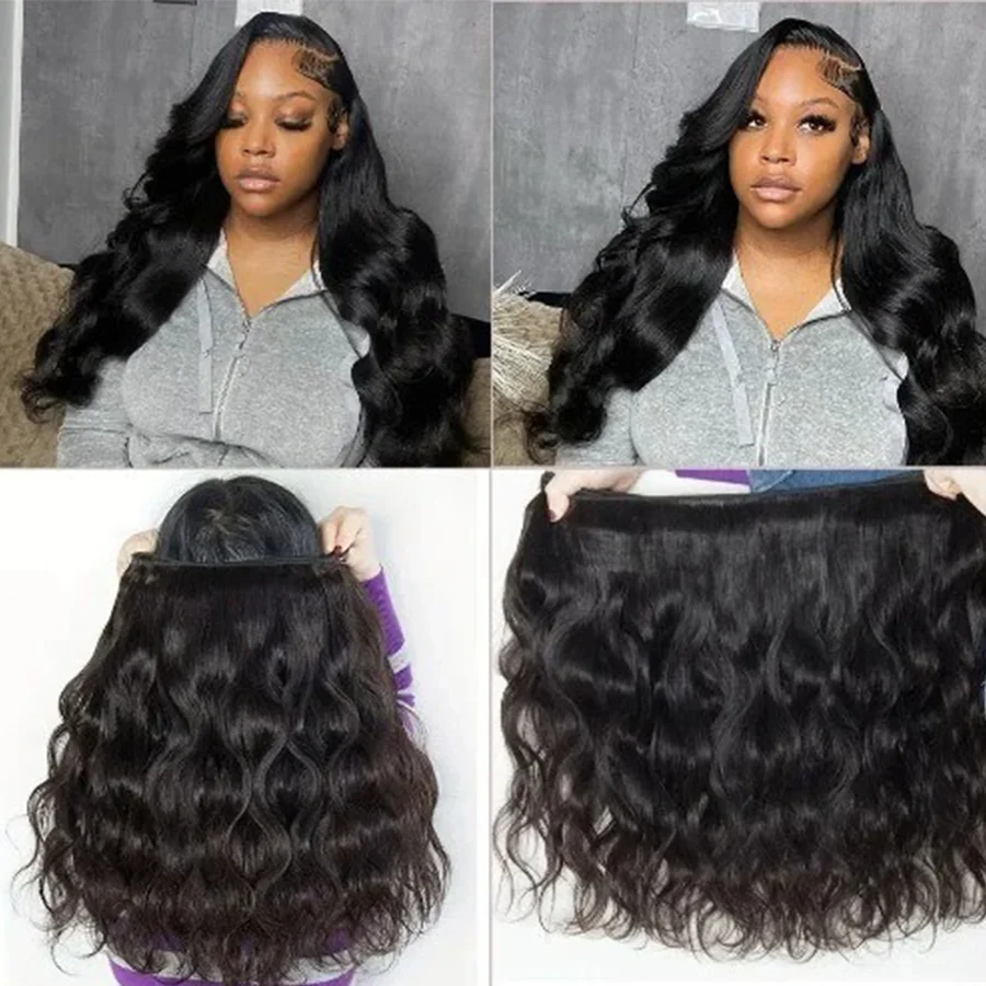 28 30 بوصة الجسم موجة حزم 3 4 حزم البرازيلي ريمي 100% غير المجهزة حزم الشعر البشري الخام نسج ملحقات للنساء