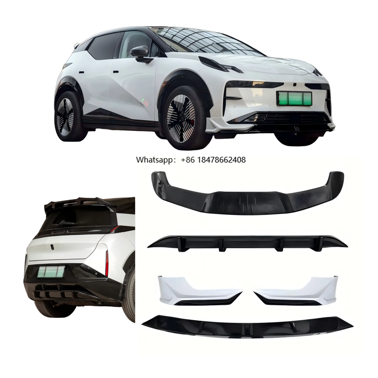 

Factory Wholesale Bodykit for ZEEKR X X-MC Front Lip Front and Rear Bumper High-quality Car Accessories Auto Parts Upgrade