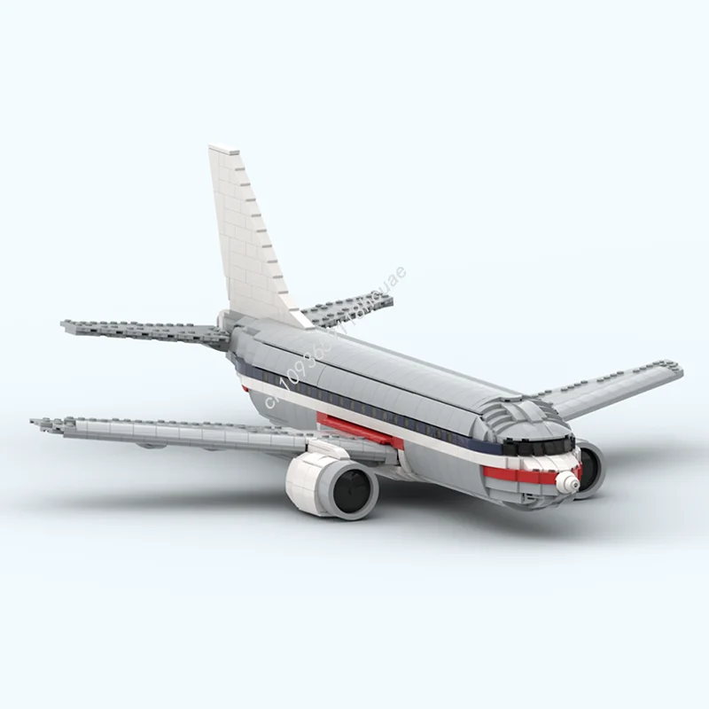 1887 ชิ้น MOC โบอิ้ง ซิตี้ แอร์พอร์ต โมเดล บล็อกตัวต่อ ของเล่นเด็ก ประกอบเอง ของขวัญวันเกิด ของเล่นเสริมพัฒนาการ DIY ของขวัญคริสต์มาส