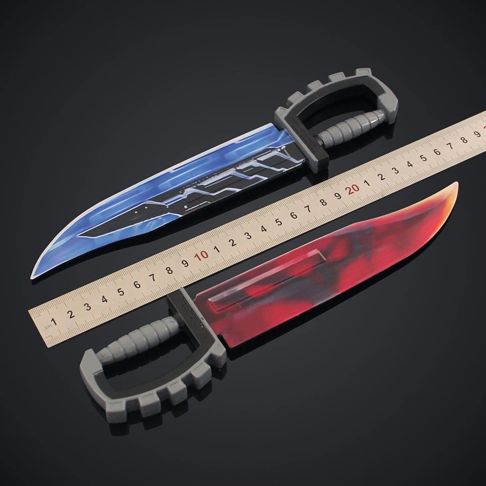 Tsurugi de asalto de acero, 25cm, energía dibujada, Mutación Natural, Taki, juego de call of duty, adorno periférico, juguete de modelo de vacaciones de acero