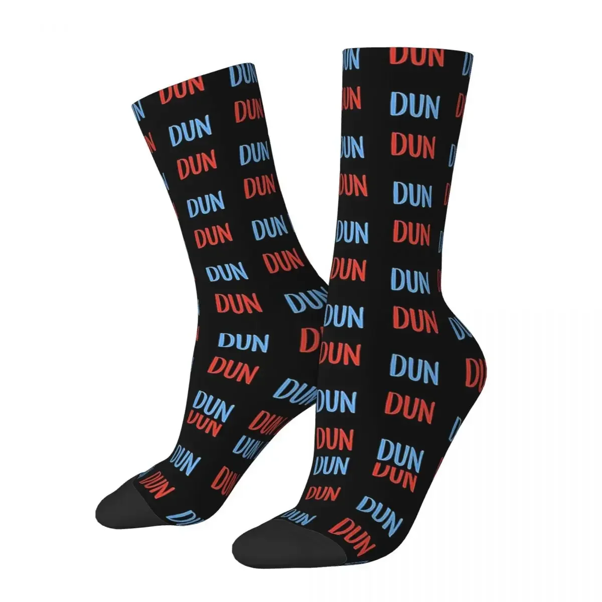 

Dun Dun Law And Order Themed Socks Harajuku Absorbing Stockings All Season Long Socks Accessories for Unisex Birthday Present