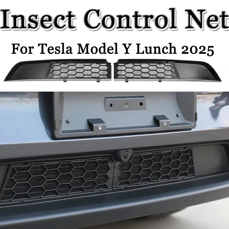 

Lower Bumper Anti Insect Net Anti Dust Proof Vent Cover for Tesla Model Y Juniper 2025 Air Intake Insect-proof Cover Insect Net