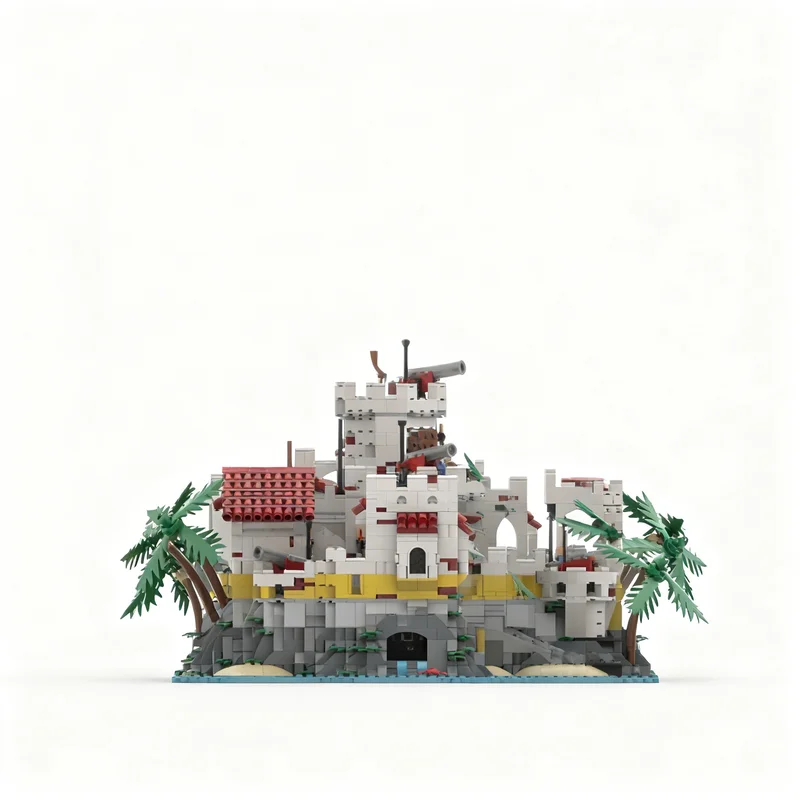 2693pcs MOC Expansion Bundle 2 Eldorado Fortress Pirates Model Building Blocks Christmas Gift Construction Birthday Creative - view 5