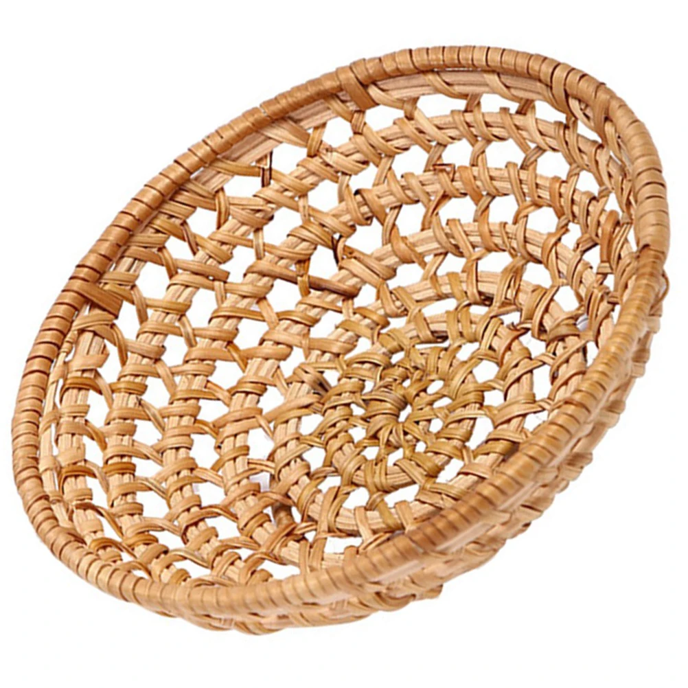 

Large Fruit Woven Creative Basket Natural Woven Baskets Basket Storage Tray Kitchen Home Decor Natural Baskets