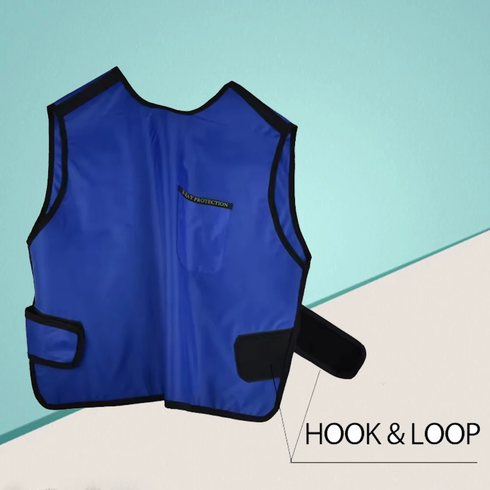 

Dental X-Ray Protective Clothing 0.35mm Pb Adjustable Lead Apron Vest for Radiation Safety Comfortable Dental Clinic PPE