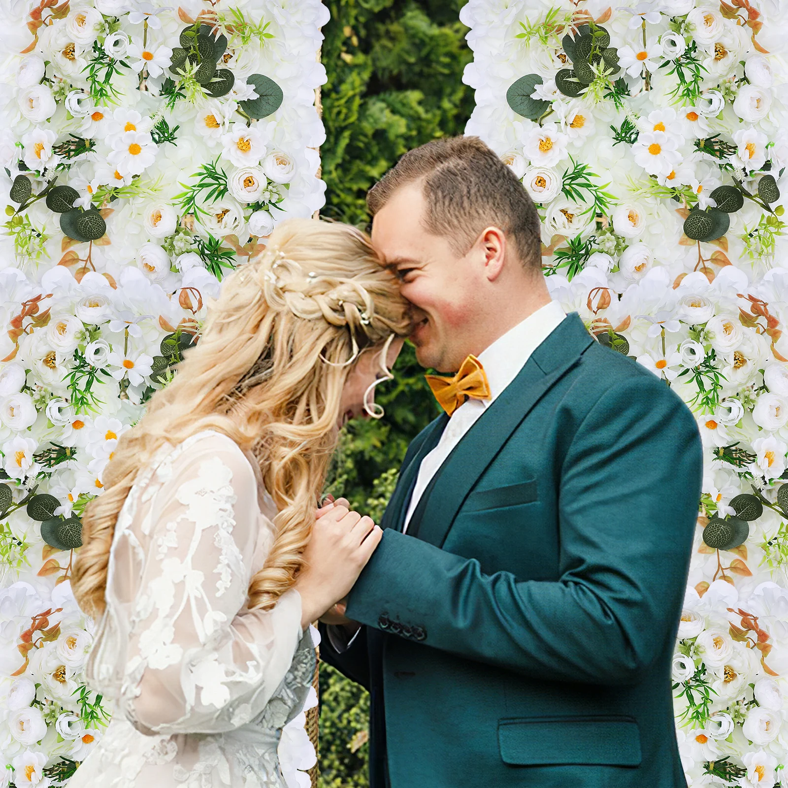 

6 Pcs Flower Wall Decoration Realistic Artificial Flowers Perfect for Wedding Backdrop Floral Arrangements Ceiling Decor