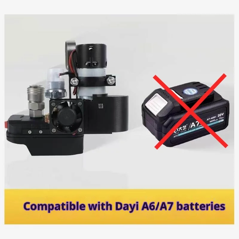 Lithium-elektrische luchtcompressor Mini-pomp Gereedschap Houtbewerking Industrieel gebruik
