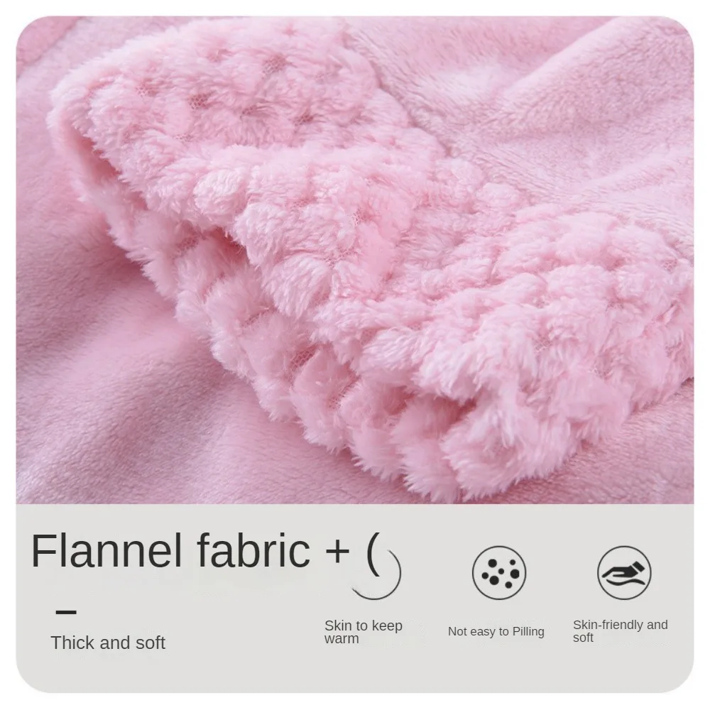 Female Autumn and Winter Warm Long Coral Velvet Thick Couple Bath Bathrobes Men Women Pajamas Shower Robe Bath Towels For Adults