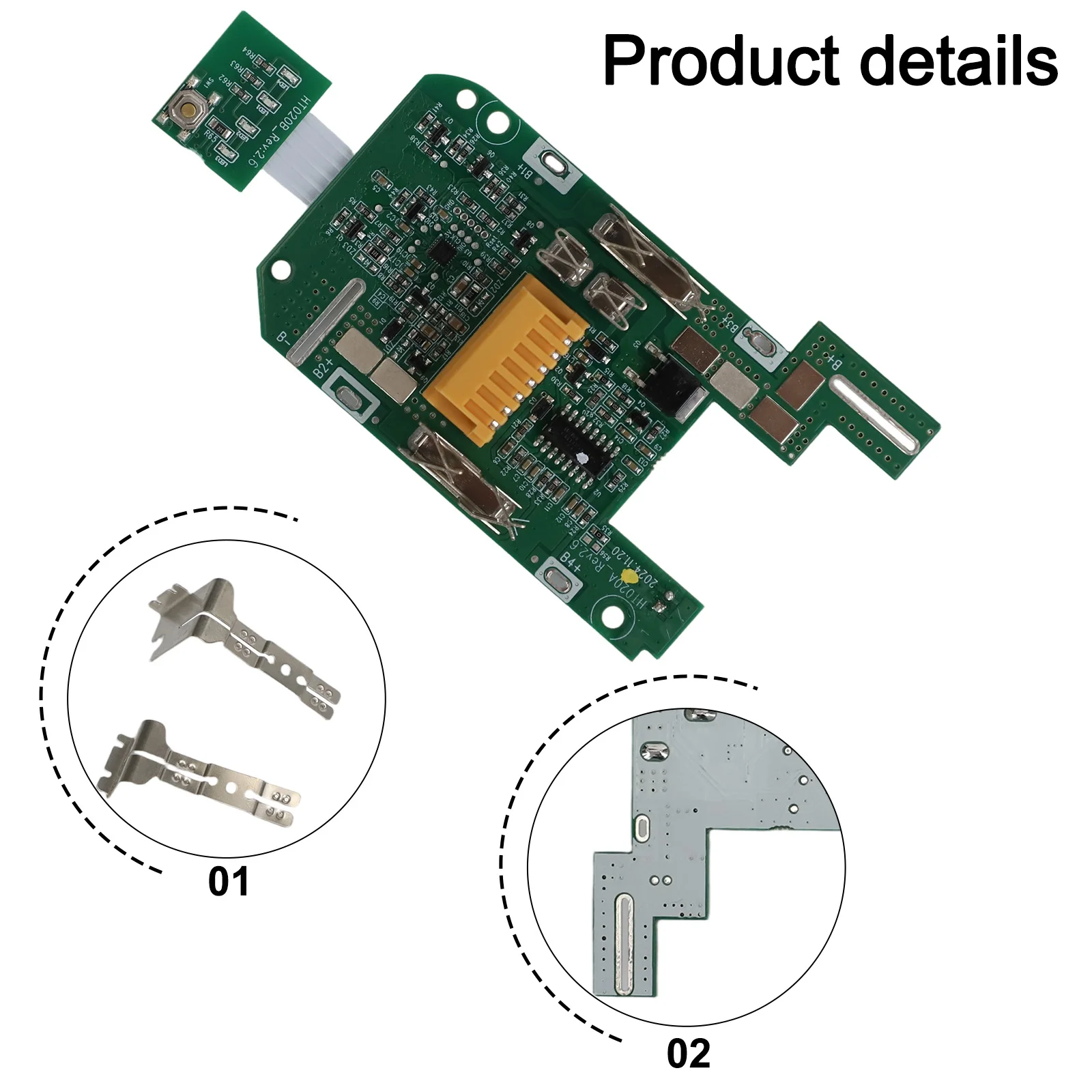 

Sophisticated PCB Circuit Board for Safe Charging of For 18V Lithium Battery Packs with Comprehensive Protective Features