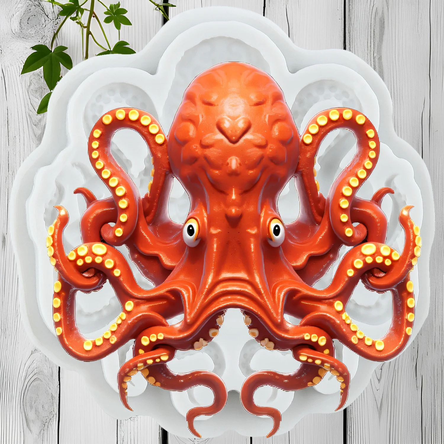 

Octopus Silicone Molds Fondant Cake Decorating Tools Cupcake Topper Chocolate Candy Sugar Craft Gum Paste Polymer Clay