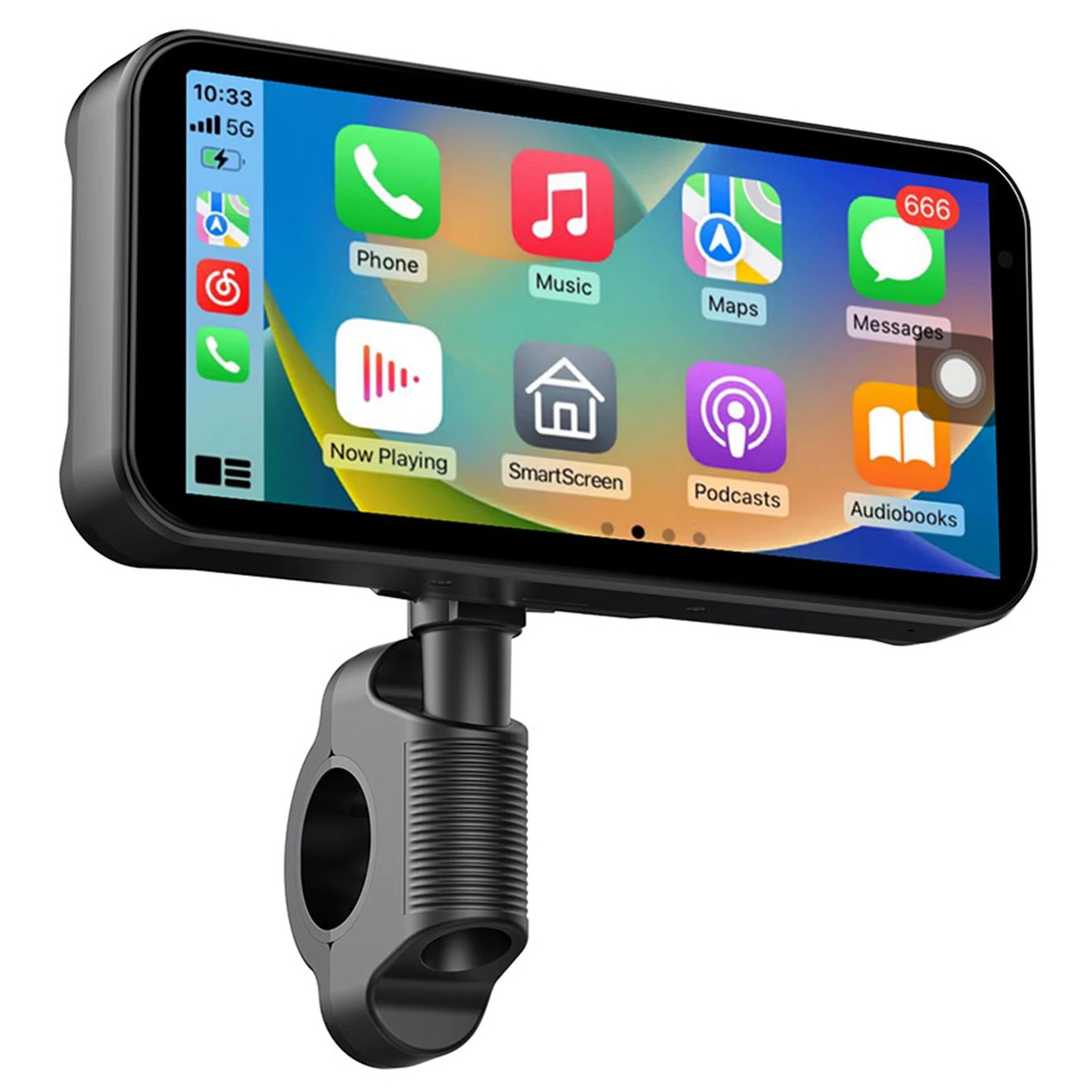 EO:F83A+ 6.25-inch touchscreen For motorcycle infotainment system, V4.0 Bluetooth + Wireless carplay/Android Auto+WiFi+ Line